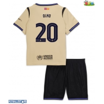 Barcelona Dani Olmo #20 Bortedraktsett Barn 2025-26 Kortermet (+ Korte bukser)